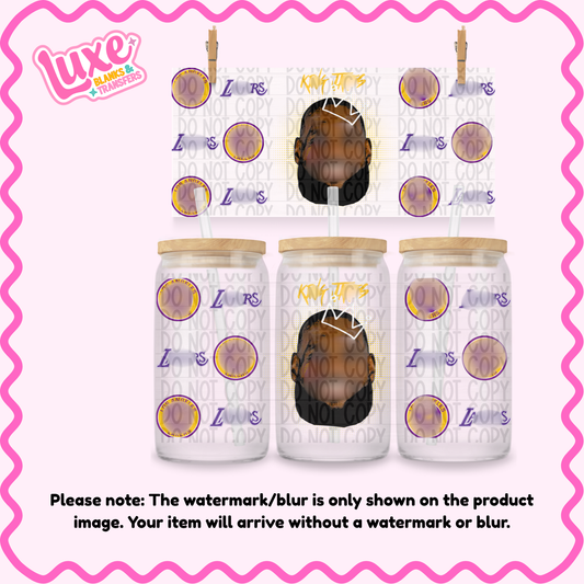16oz UV DTF Wrap | Bron Bball | #2092
