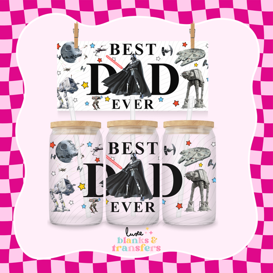 Best Dad 7 UV DTF Wrap (#396)