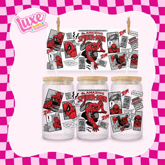 Spidey Comic | UV DTF Wrap | #1238