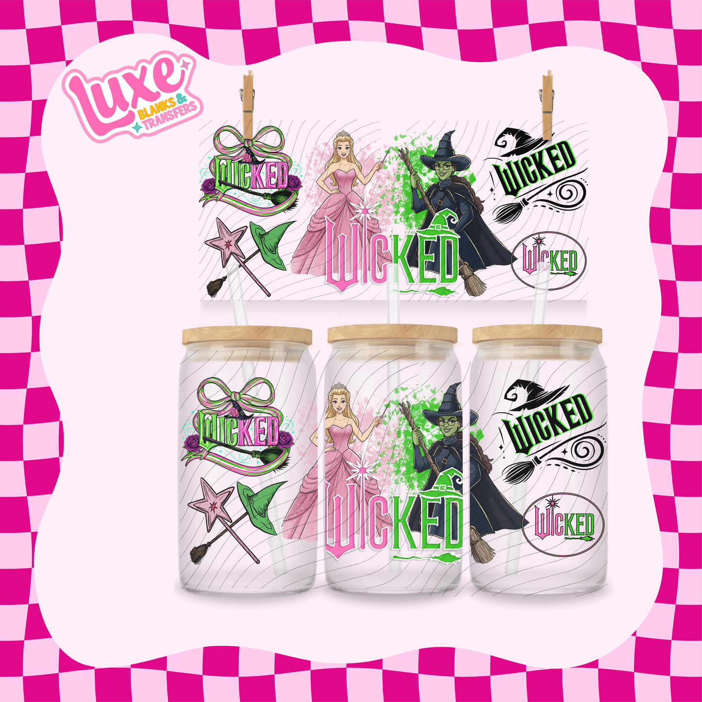 Wicked | 16oz UV DTF Wrap | #1738