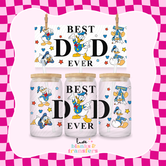 Best Dad 8 UV DTF Wrap (#397)
