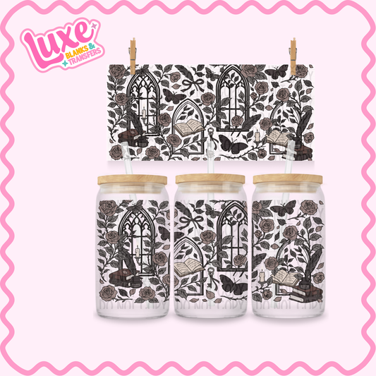 16oz UV DTF Wrap | Dark Academia | #3486