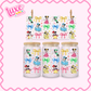 16oz UV DTF Wrap | Mouse Character Bows | #3003