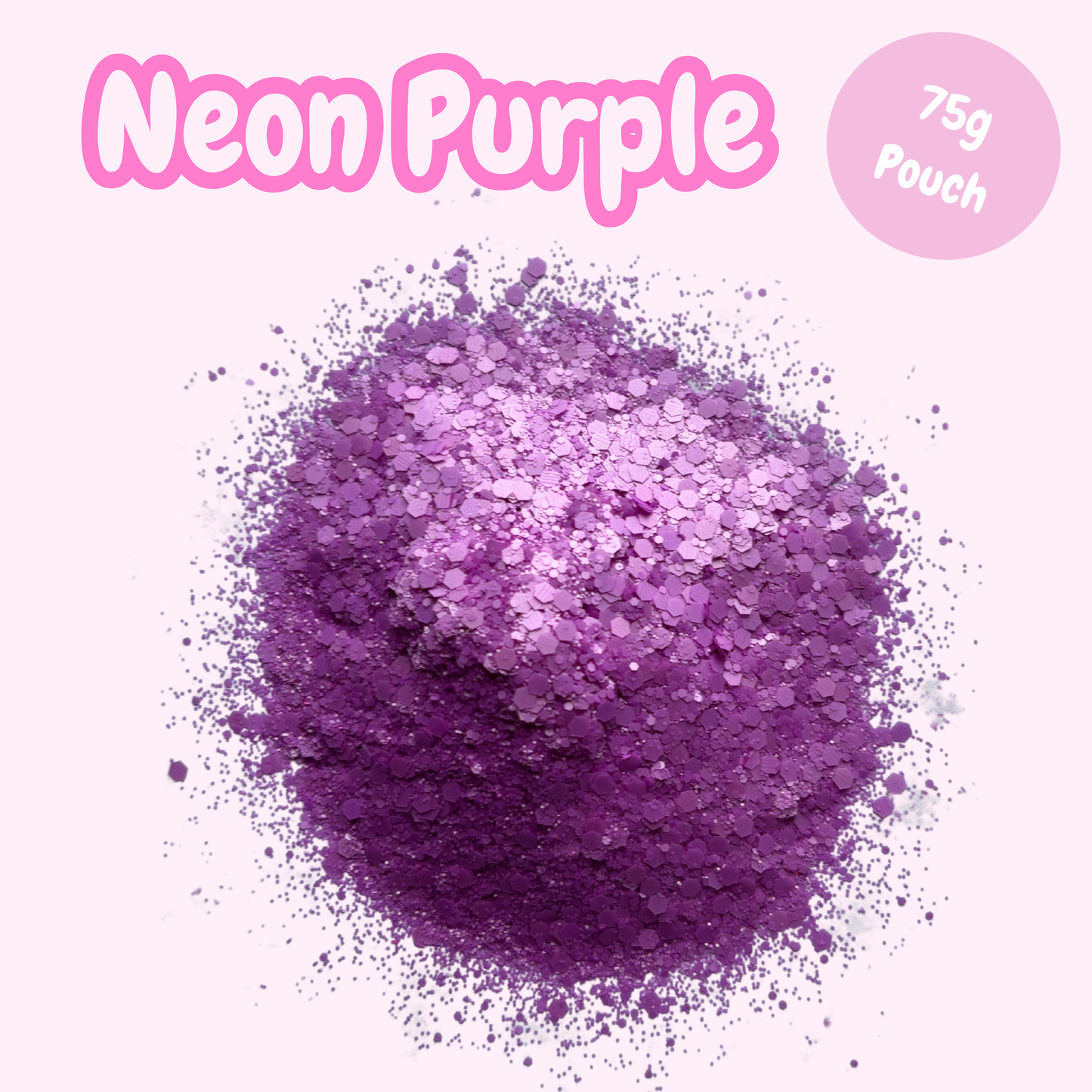 "Neon Purple" Chunky Glitter (2oz Glitter Shaker)