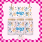 Blue & Orange Dog UV DTF Wrap (#742)