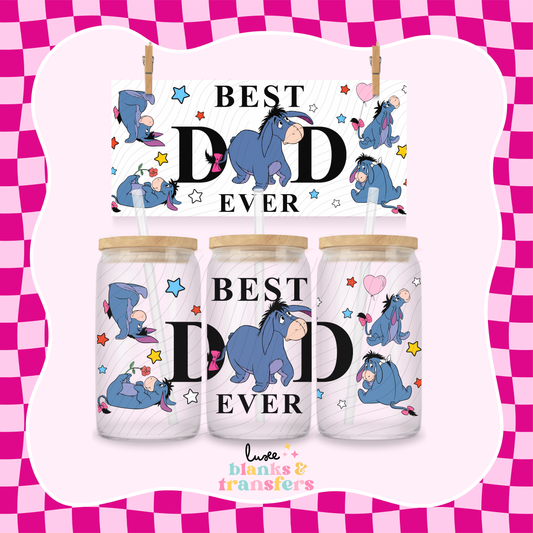 Best Dad 9 UV DTF Wrap (#398)