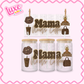 16oz UV DTF Wrap | Mama Needs Coffee Boujee Brown | #2517