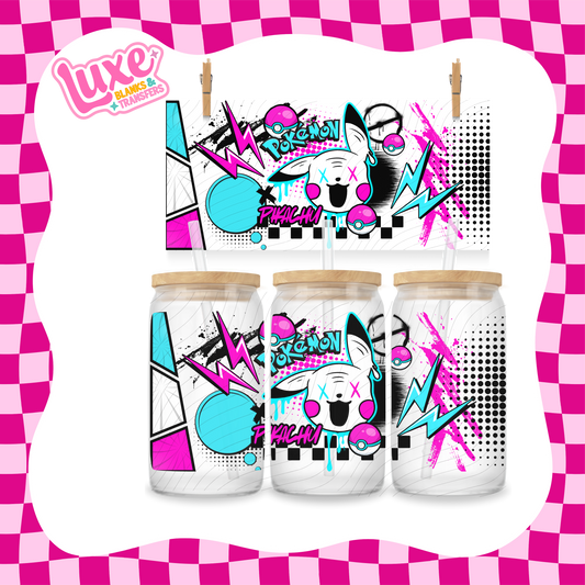 Neon Pokè | 16oz UV DTF Wrap | #1790