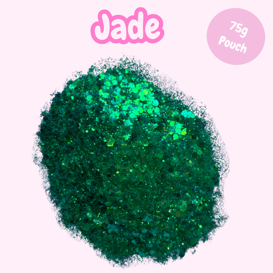 "Jade" Chunky Glitter (75g pouch)