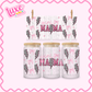 16oz UV DTF Wrap | Girl Mama | #3489