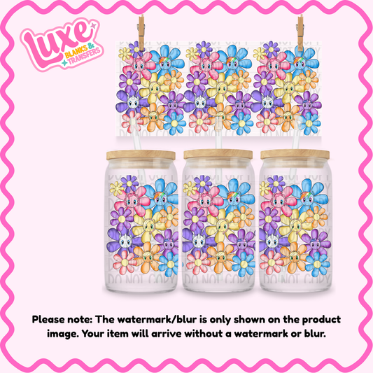 16oz UV DTF Wrap | Little Pony Flowers | #3968