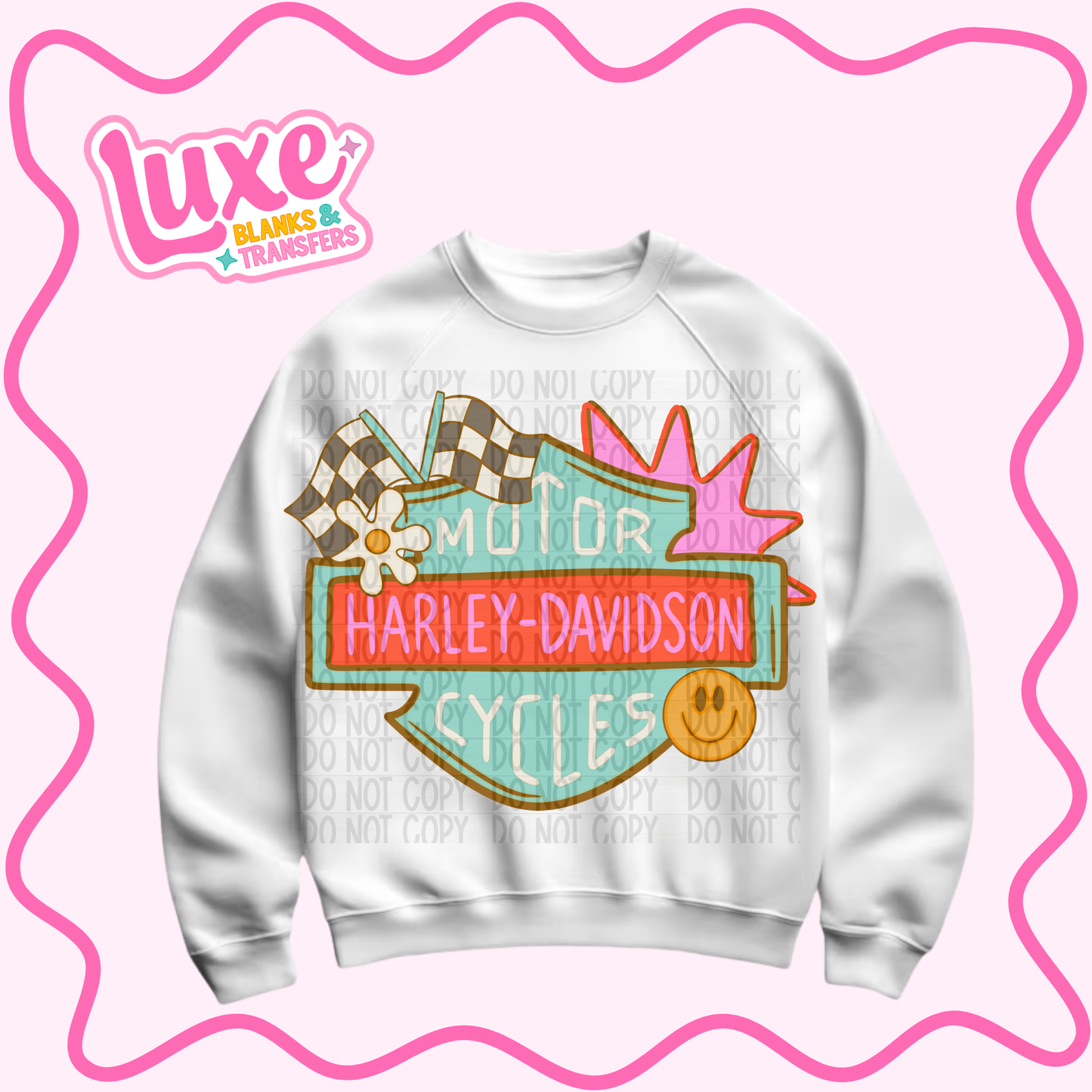 DTF Heat Transfer | Pastel H.D Motor | #1395