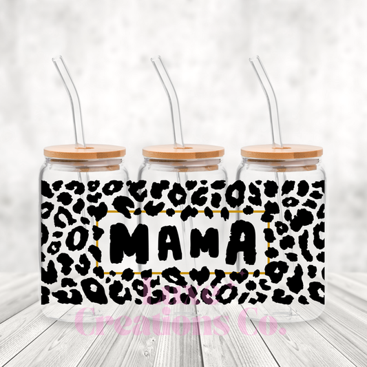 Mama Leopard Print UV DTF Wrap (#61)