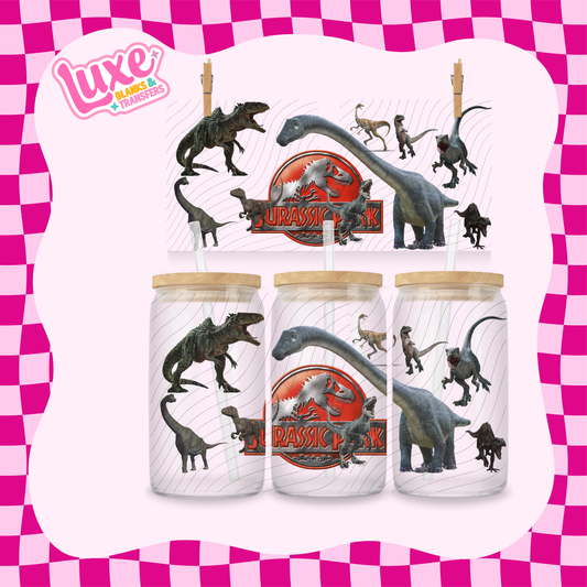 Jurassic Movie 4 | 16oz UV DTF Wrap | #1743