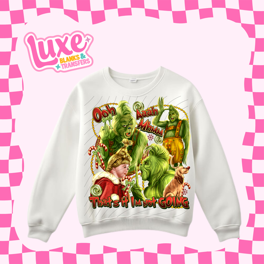 DTF Heat Transfer | Gr!nch #127 | READY TO SHIP