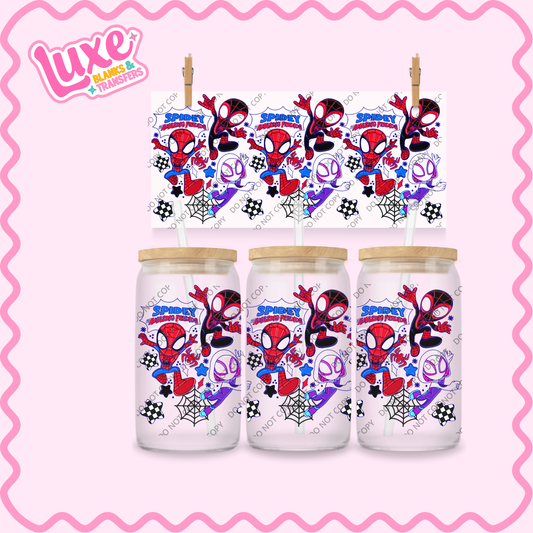 16oz UV DTF Wrap | Spidey & Friends | #2221