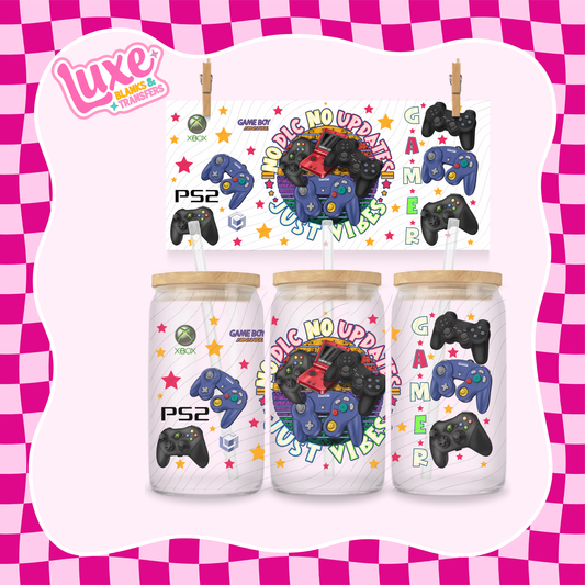 Throwback Gamer | UV DTF Wrap | #1245