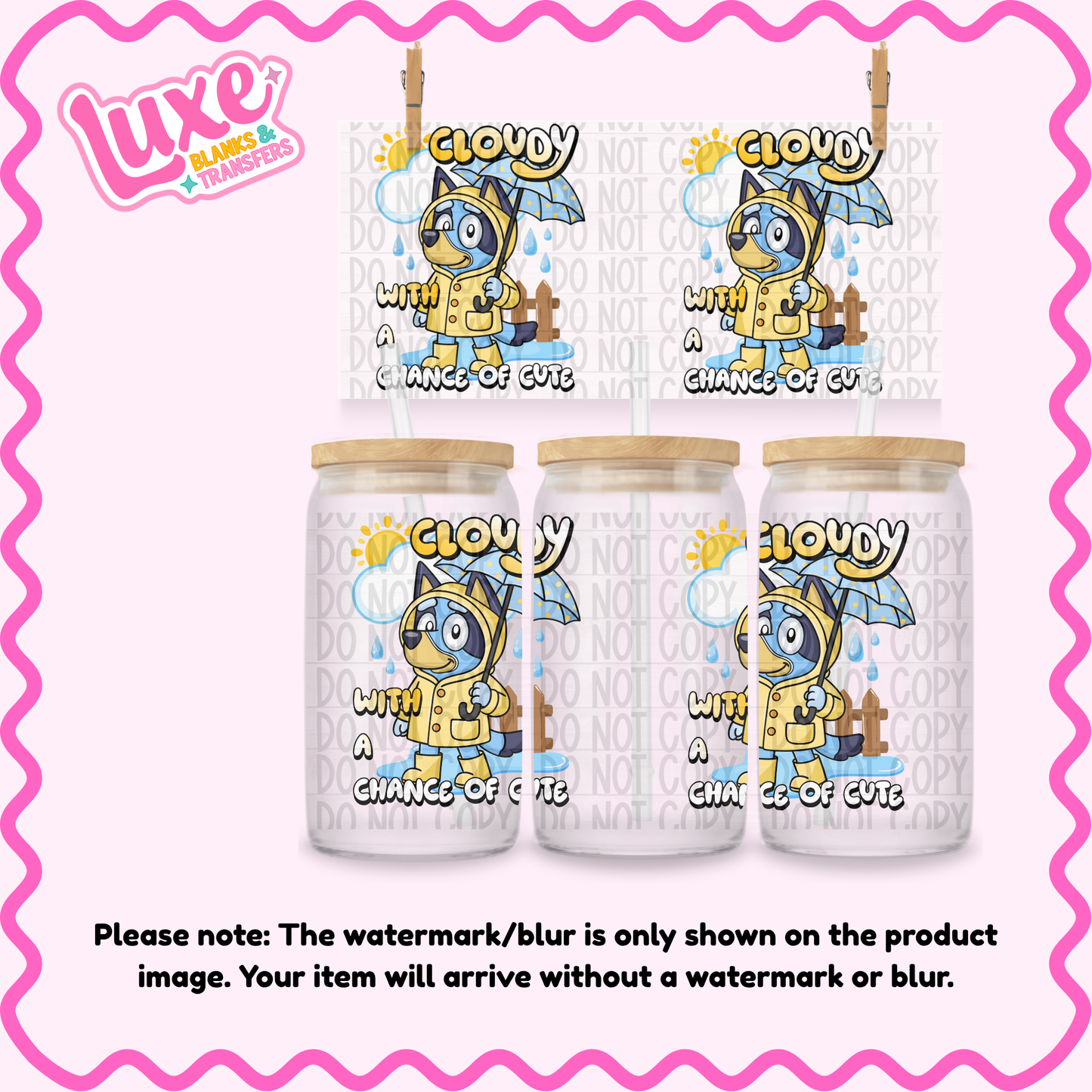 16oz UV DTF Wrap | Blu3 | #3971