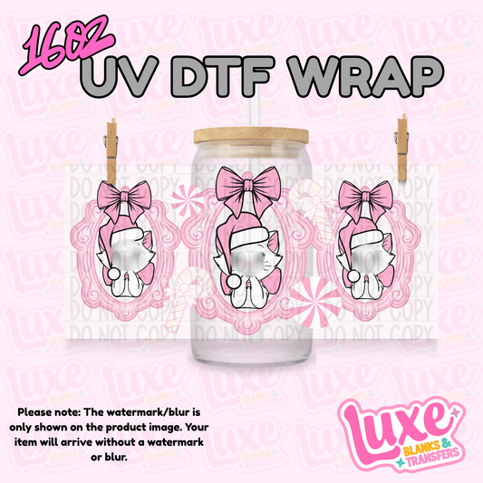 16oz UV DTF Wrap |  M4ri3 Frame Xmas | #4324
