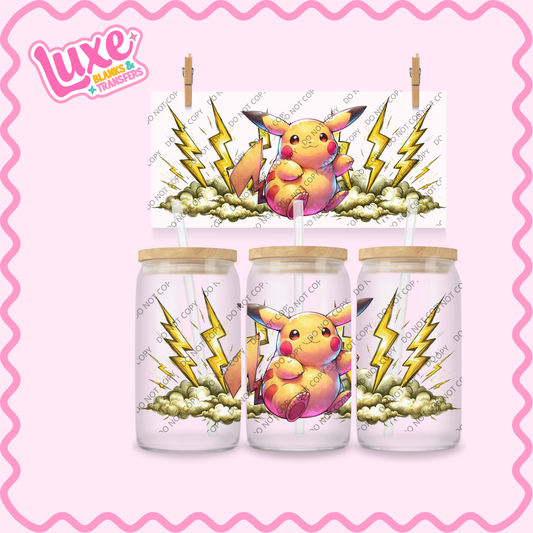 16oz UV DTF Wrap | Pika Clouds | #2223