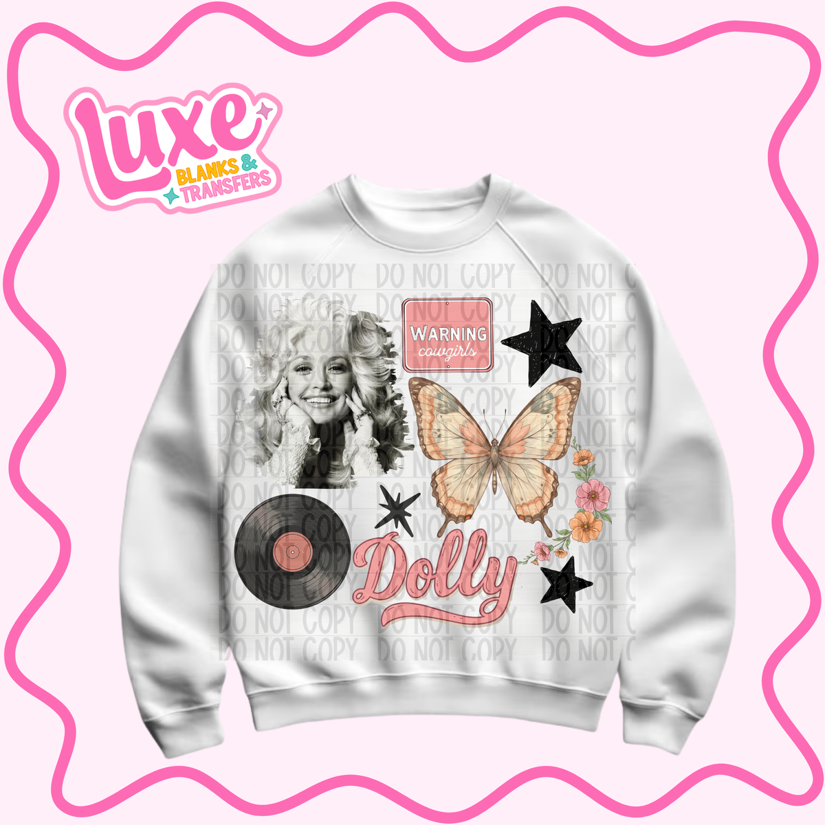 DTF Heat Transfer | Dolly | #1398
