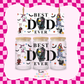 Best Dad 12 UV DTF Wrap (#405)