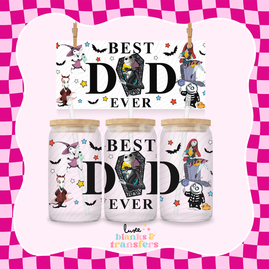 Best Dad 12 UV DTF Wrap (#405)