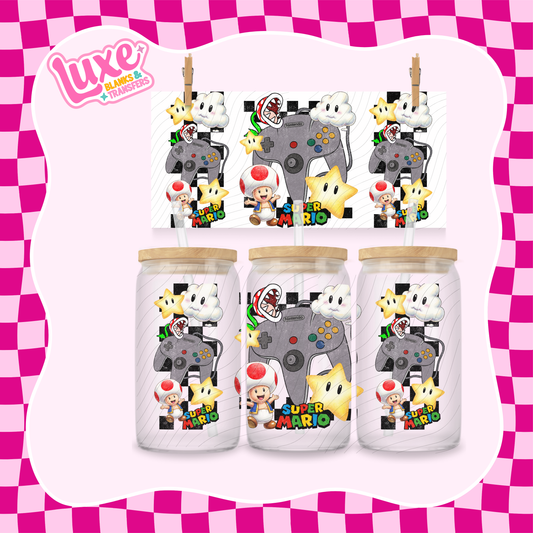 Throwback Mar-io N64 | UV DTF Wrap | #1248