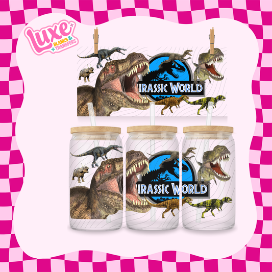 Jurassic Blue | 16oz UV DTF Wrap | #1749