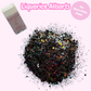 "Liquorice Allsorts" Chunky Glitter (2oz Square Glitter Shaker)
