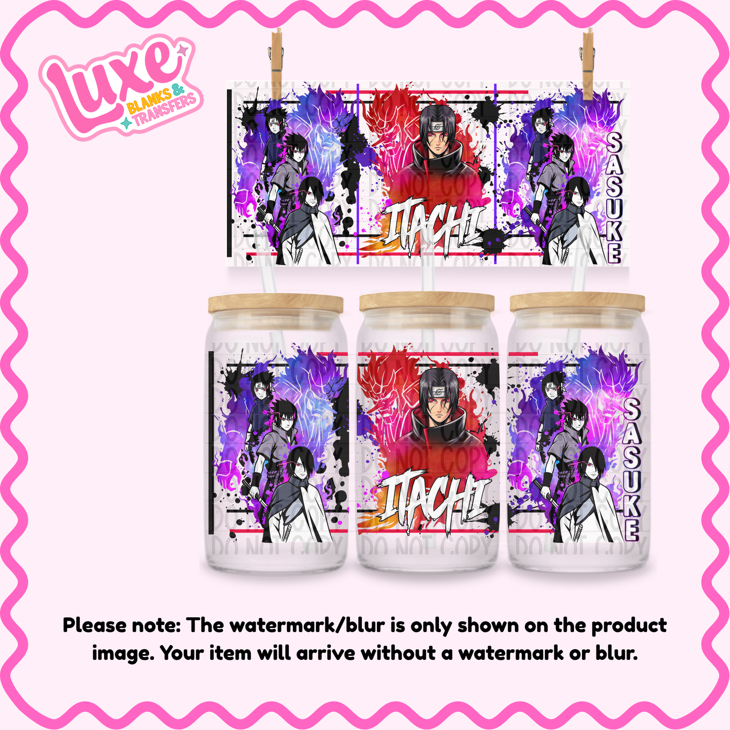 16oz UV DTF Wrap | Anime | #3978