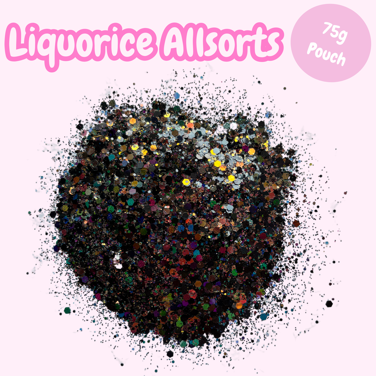 "Liquorice Allsorts" Chunky Glitter (75g pouch)