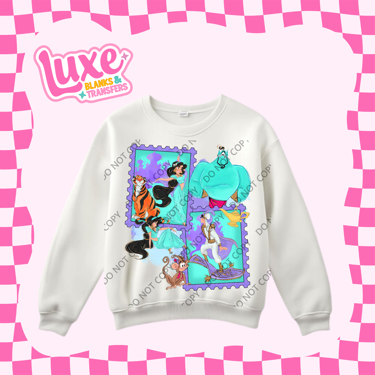 DTF Heat Transfer | Jas. Princess Stamps | #413