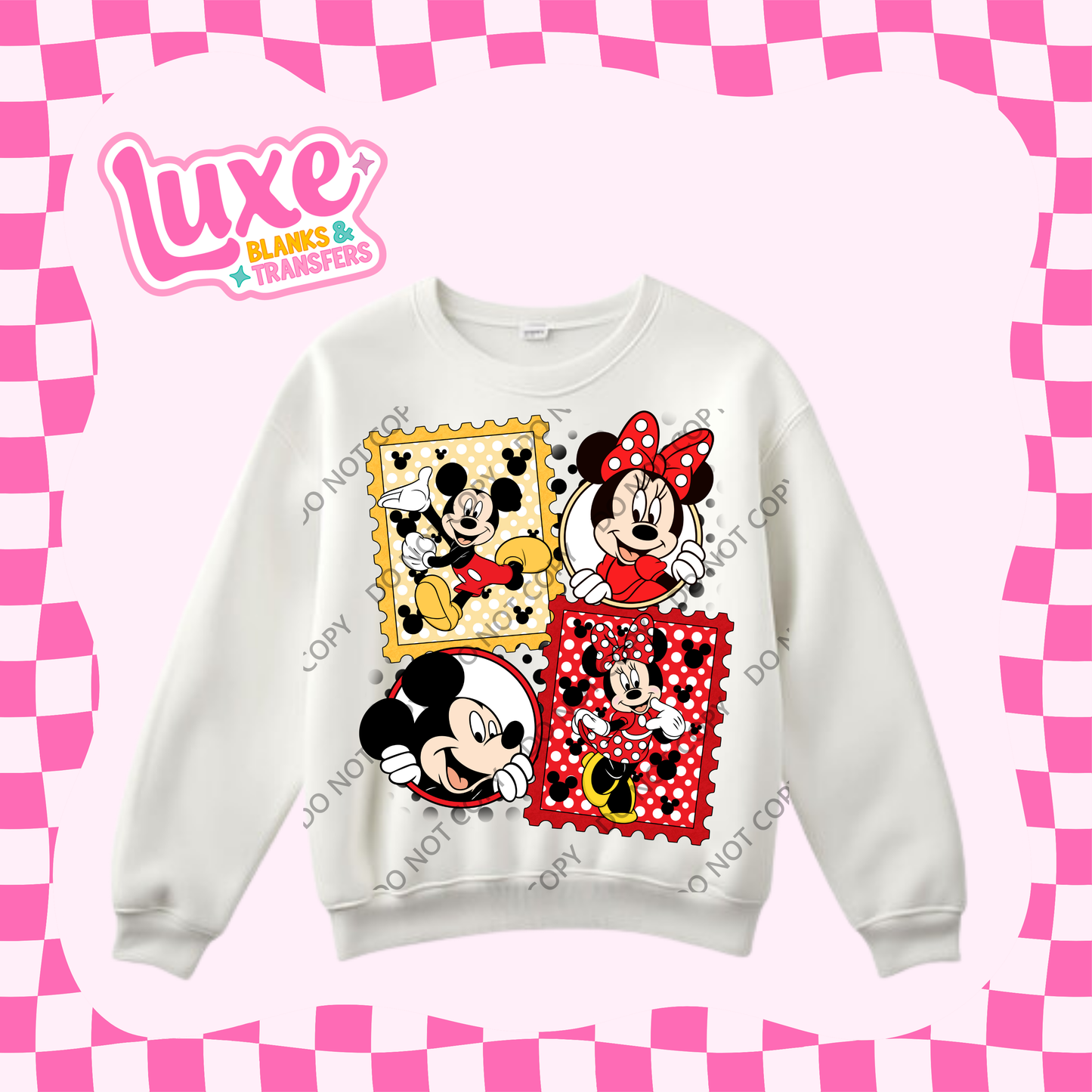 DTF Heat Transfer | Mouse Stamps | #415