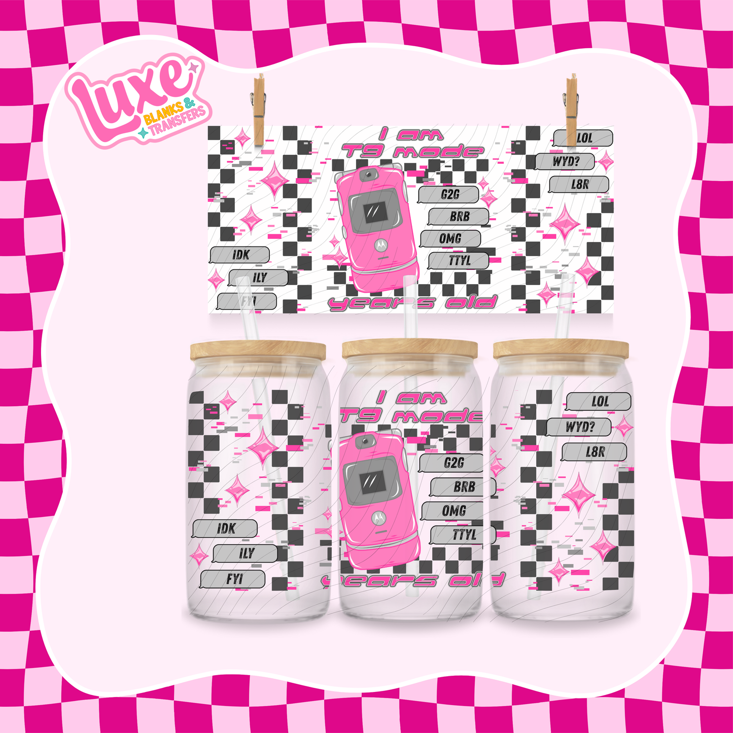 Motorolla Y2K | UV DTF Wrap | #1255