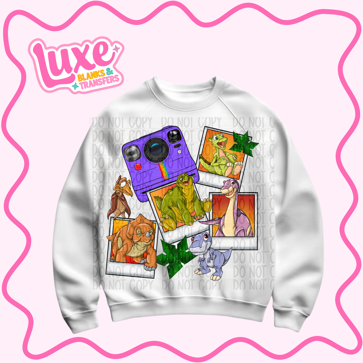 DTF Heat Transfer | Dino Show Kids | #1407