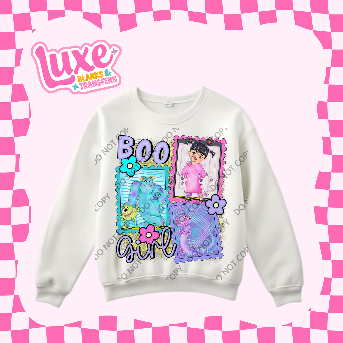 DTF Heat Transfer | Monster Stamps | #417