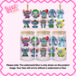 16oz UV DTF Wrap | Blu3 Guy Character Collage | #N64