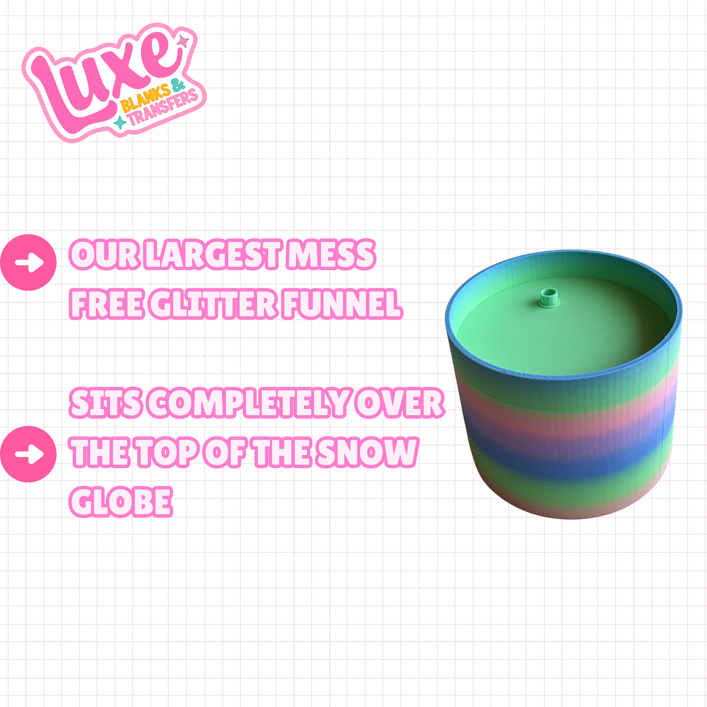 XL No Mess Glitter Funnel