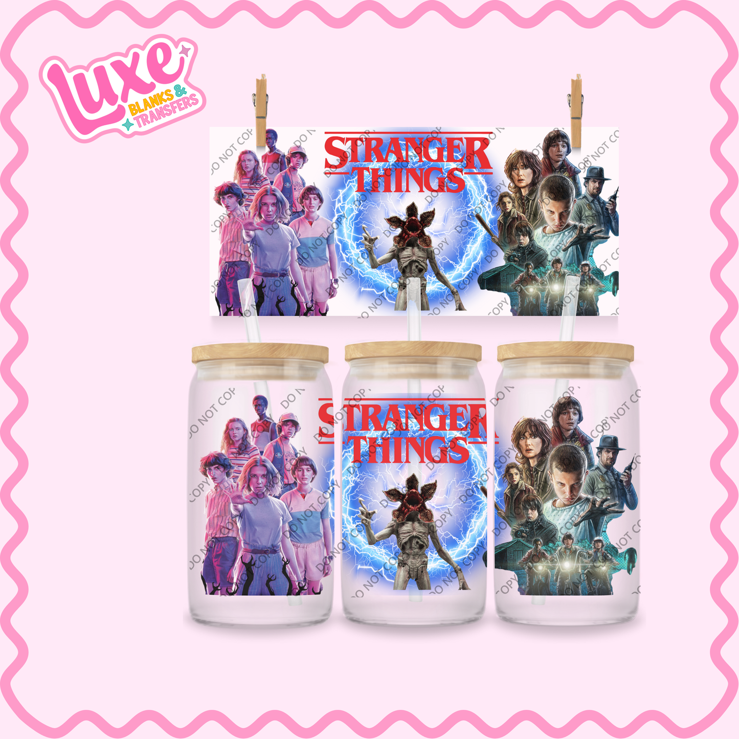 16oz UV DTF Wrap | Stranger Show | #2232