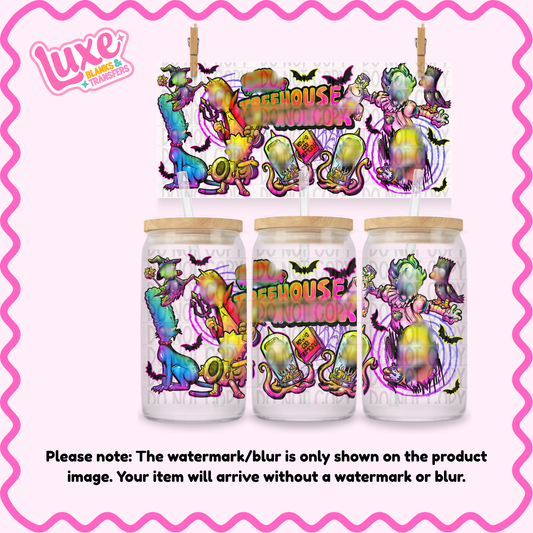 16oz UV DTF Wrap | S1mps0ns Horror Tree | #N66