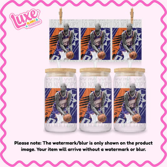 16oz UV DTF Wrap | Bball KD | #2120