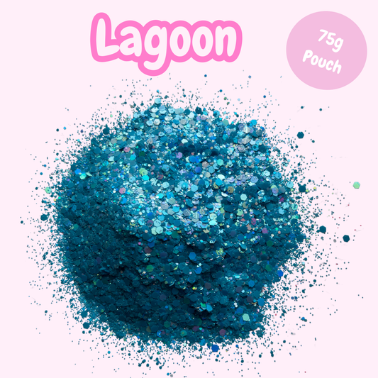 "Lagoon" Chunky Glitter (75g pouch)