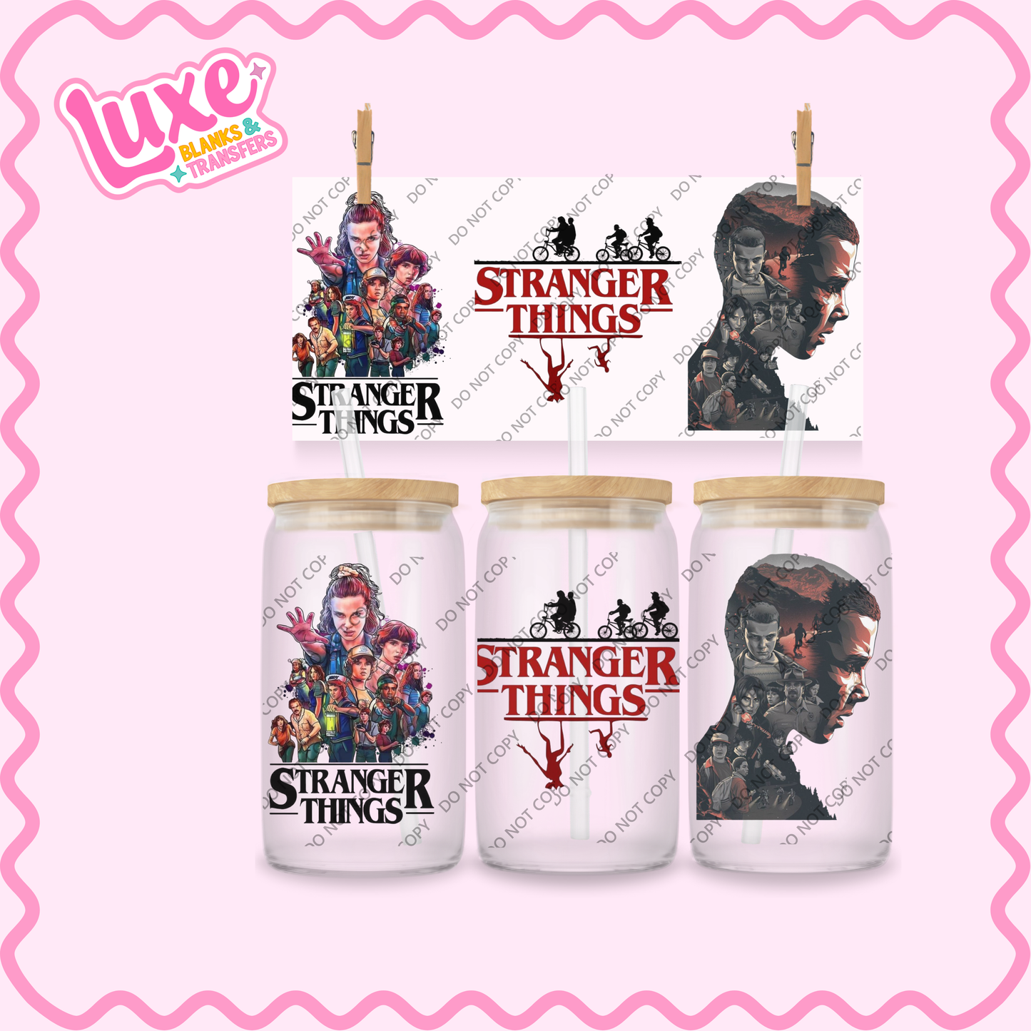 16oz UV DTF Wrap | Stranger Show | #2234