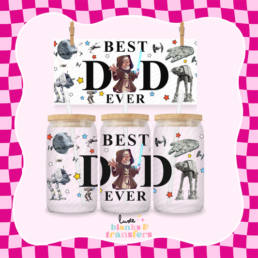 Best Dad 15 UV DTF Wrap (#412)