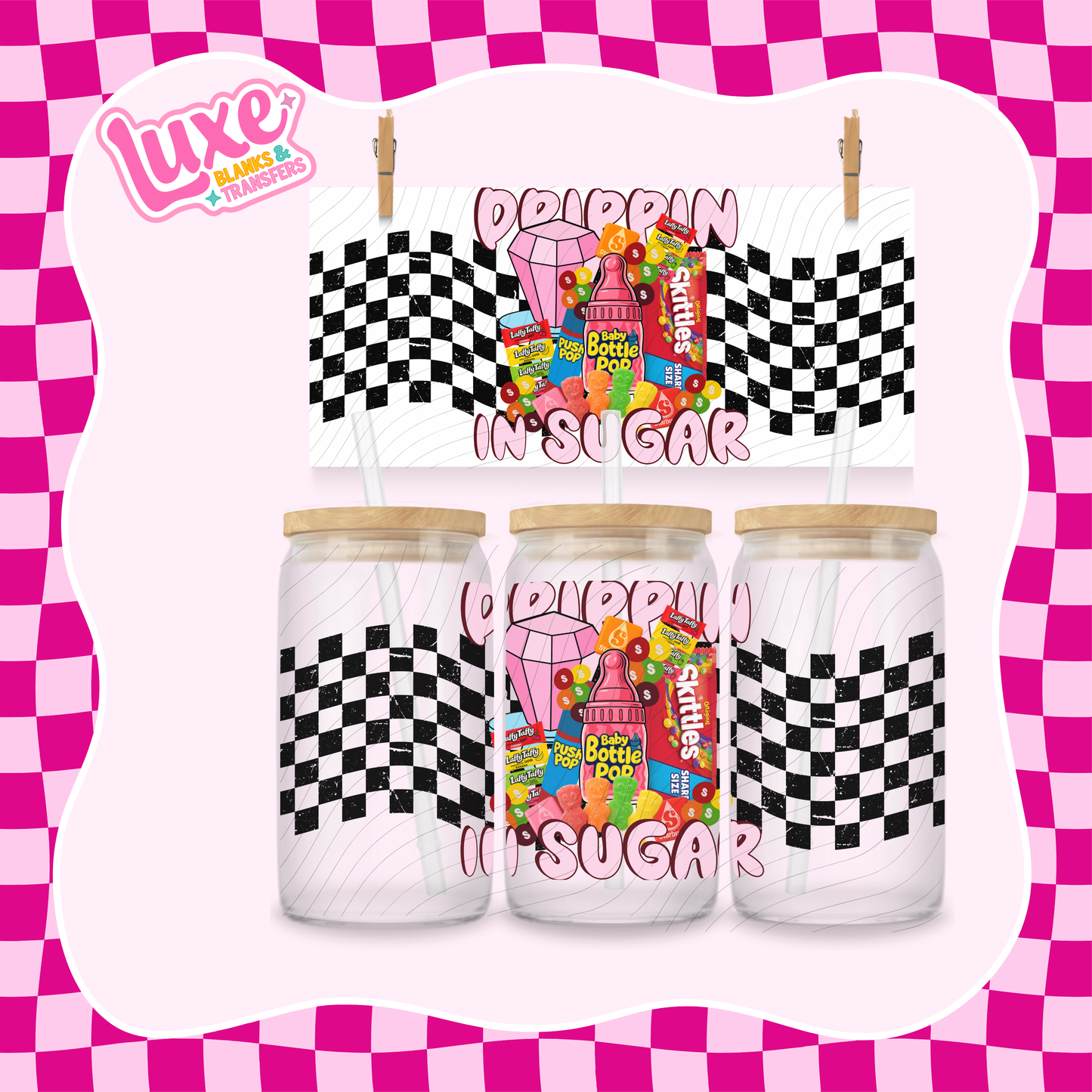 Throwback Candy | UV DTF Wrap | #1259