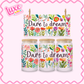 16oz UV DTF Wrap | Dare To Dream | #3022
