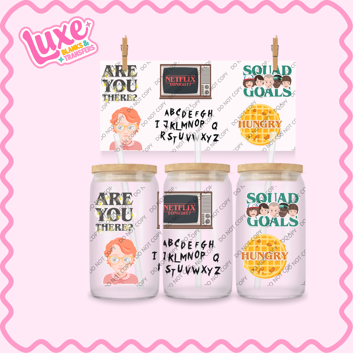 16oz UV DTF Wrap | Stranger Show | #2235