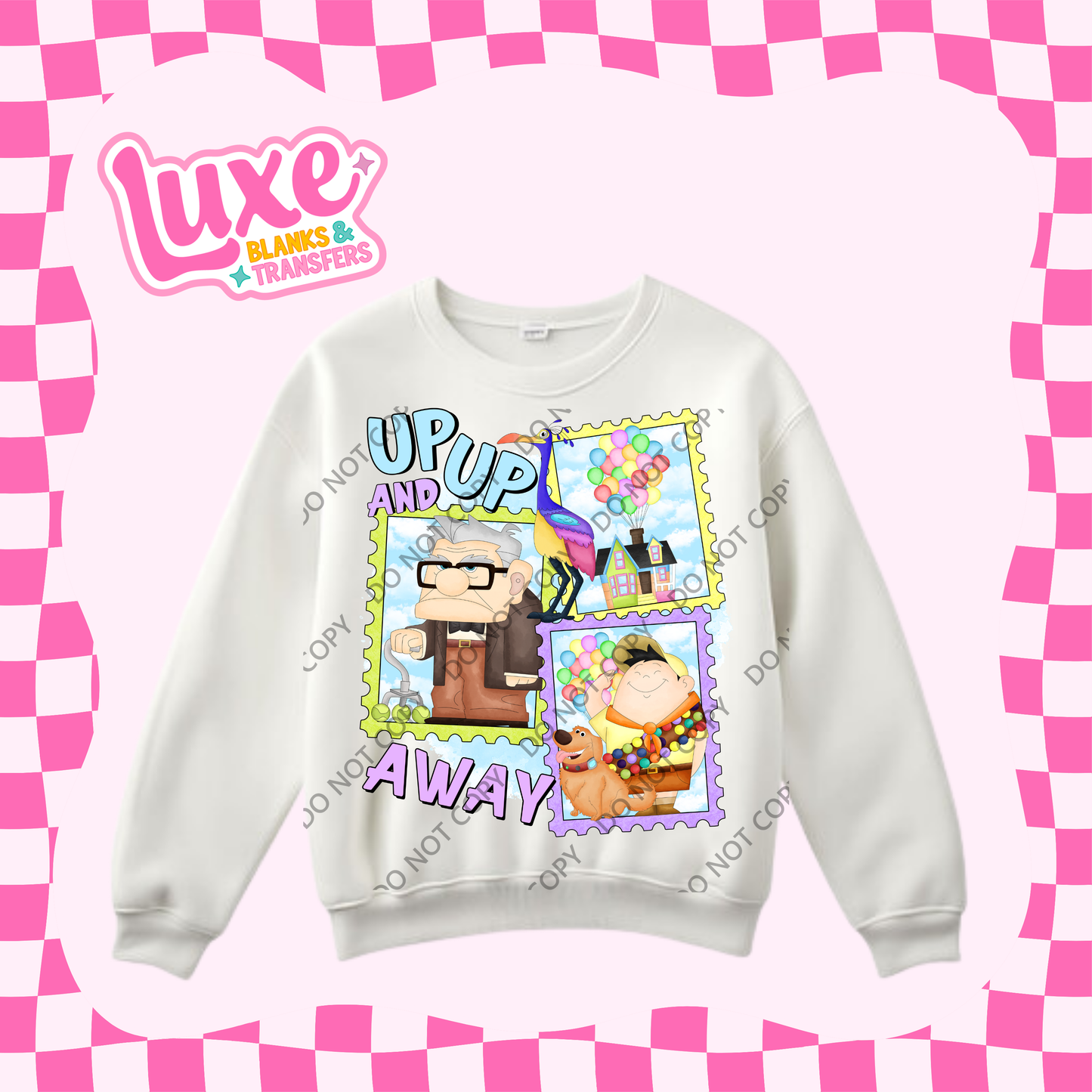 DTF Heat Transfer | Up Stamps | #422