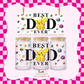 Best Dad 16 UV DTF Wrap (#414)